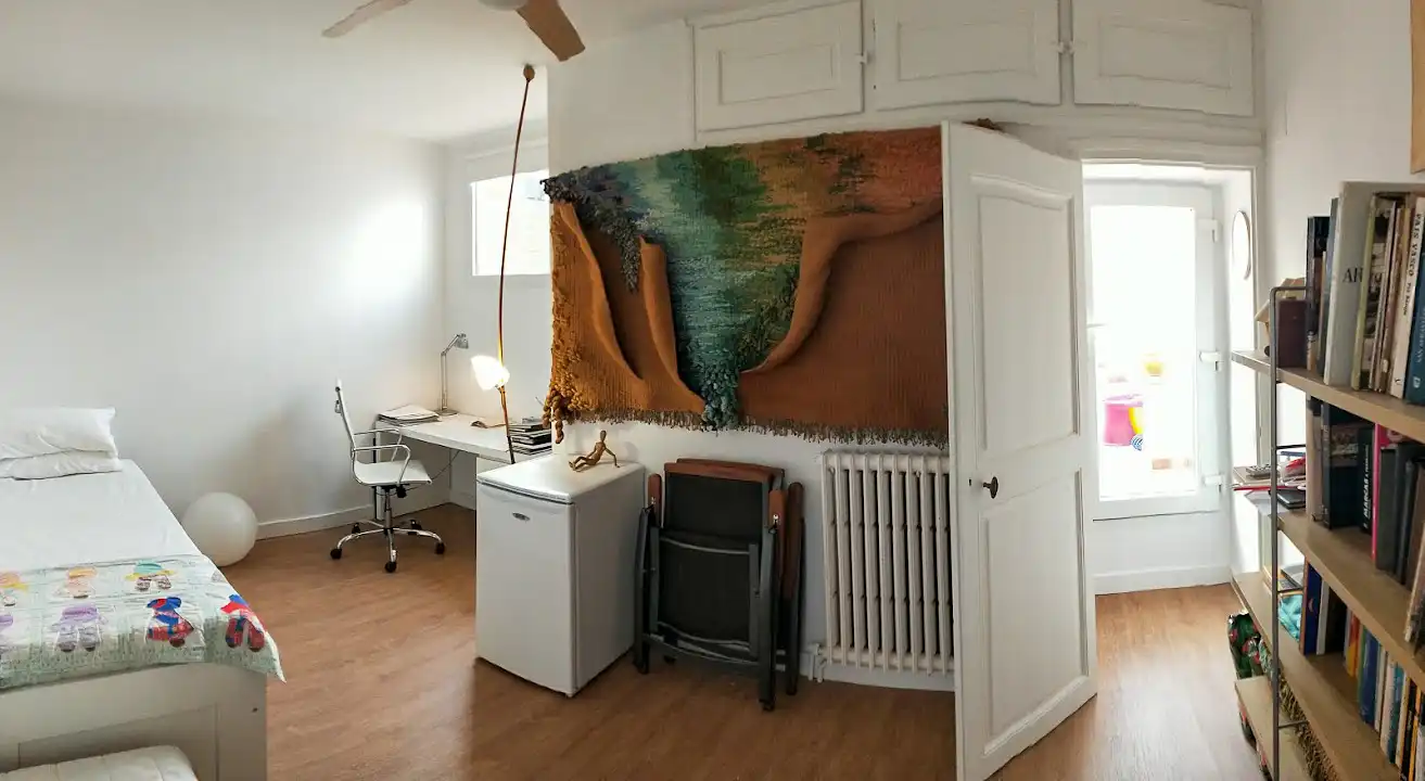 Schlafzimmer von Einfamilien-Reihenhaus zum Verkauf in Palamós mit Parkett, Terrasse und Balkon