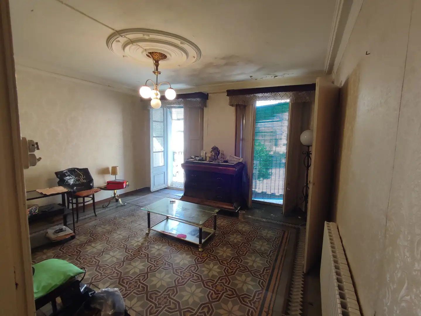 Sala de estar de Casa o chalet en venta en Les Borges Blanques con Calefacción, Terraza y Amueblado