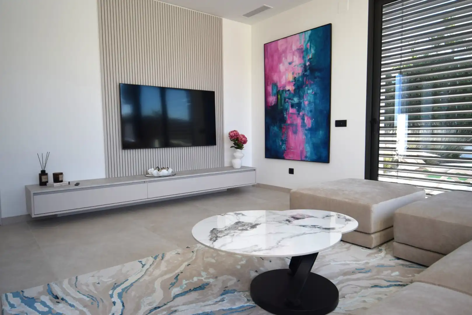 Sala de estar de Casa o chalet en venta en Orihuela con Aire acondicionado, Calefacción y Jardín privado