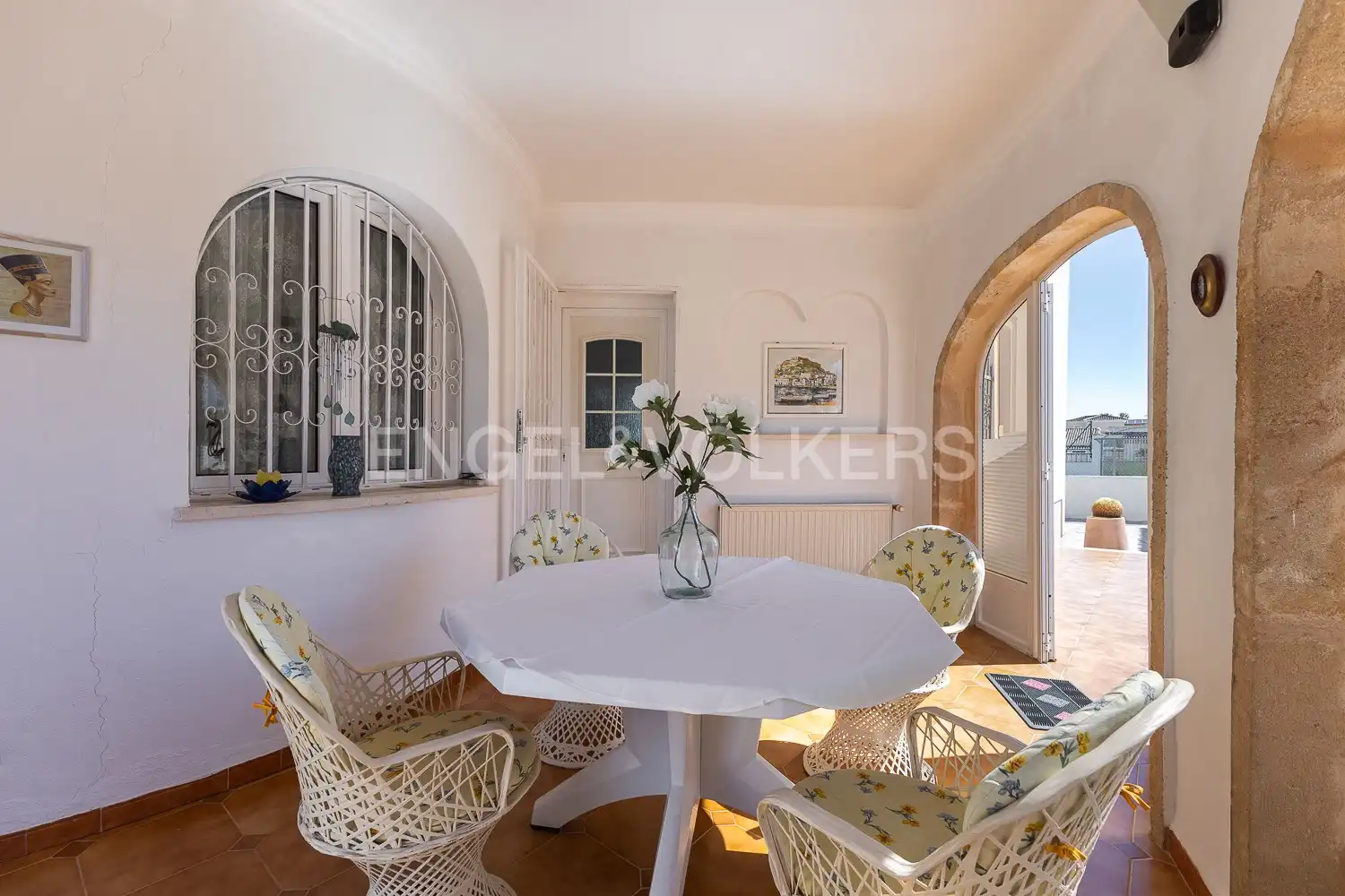 Comedor de Finca rústica en venta en Els Poblets con Aire acondicionado, Calefacción y Jardín privado