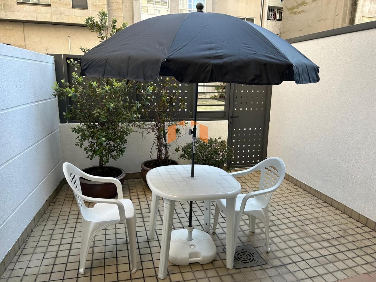 Terrace of Apartment to rent in Vigo   with Heating, Parquet flooring and Terrace