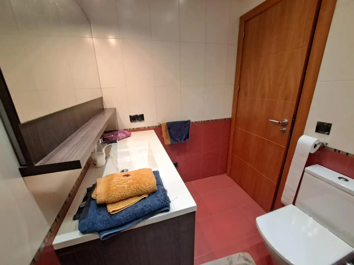 Bany de Casa adosada en venda en Mollerussa amb Calefacció, Parquet i Terrassa