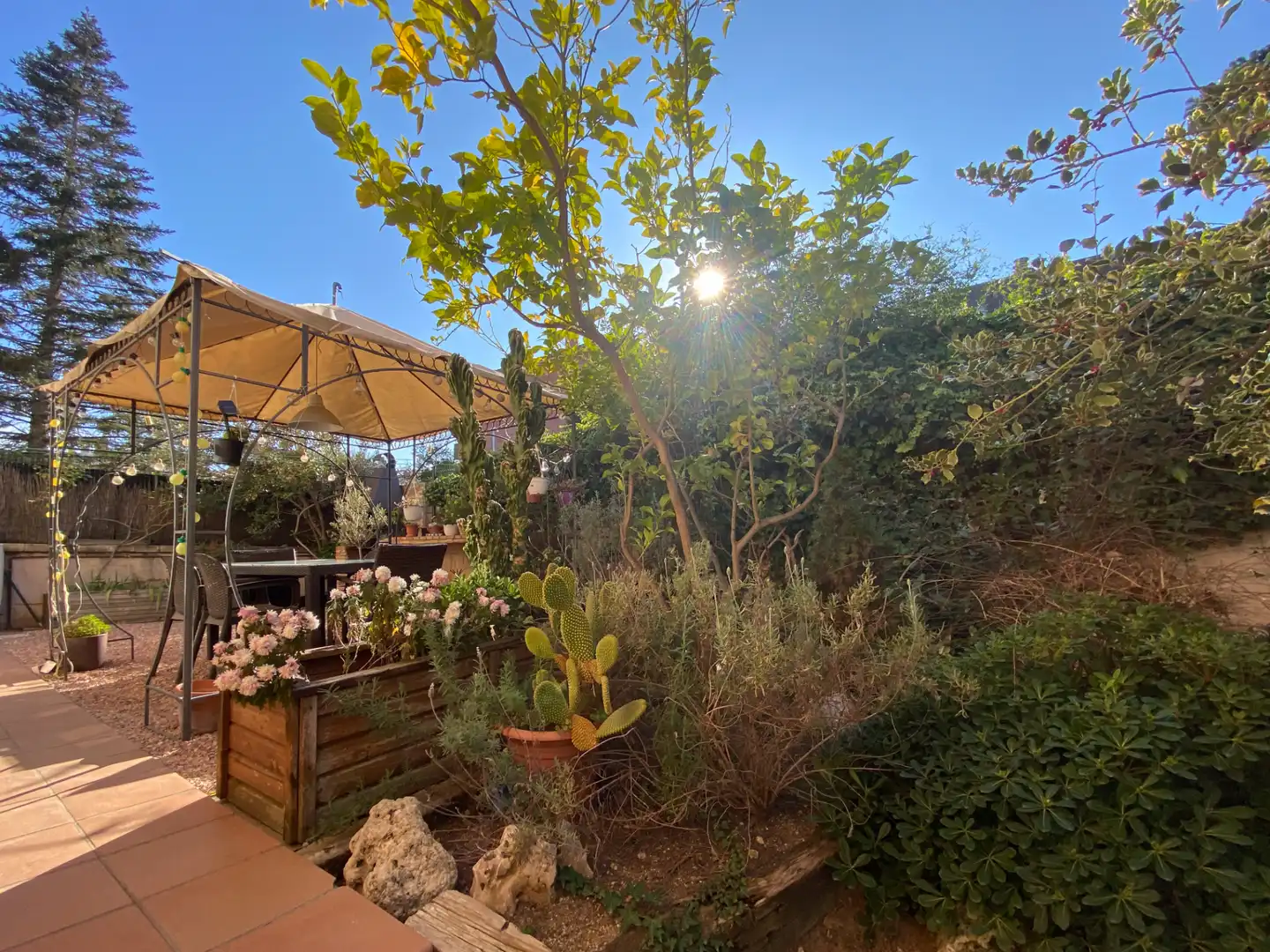 Jardín de Casa adosada en venta en Cerdanyola del Vallès con Aire acondicionado, Calefacción y Jardín privado