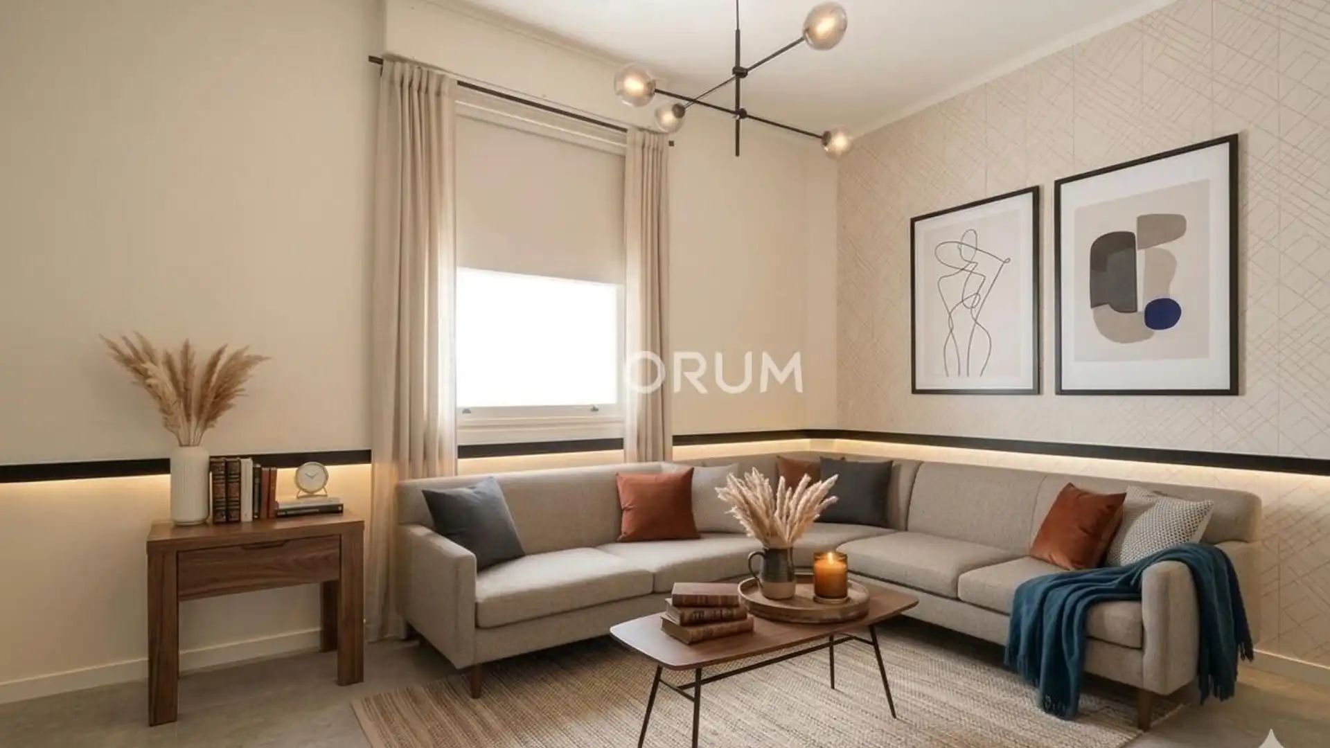 Sala de estar de Piso en venta en Bilbao 