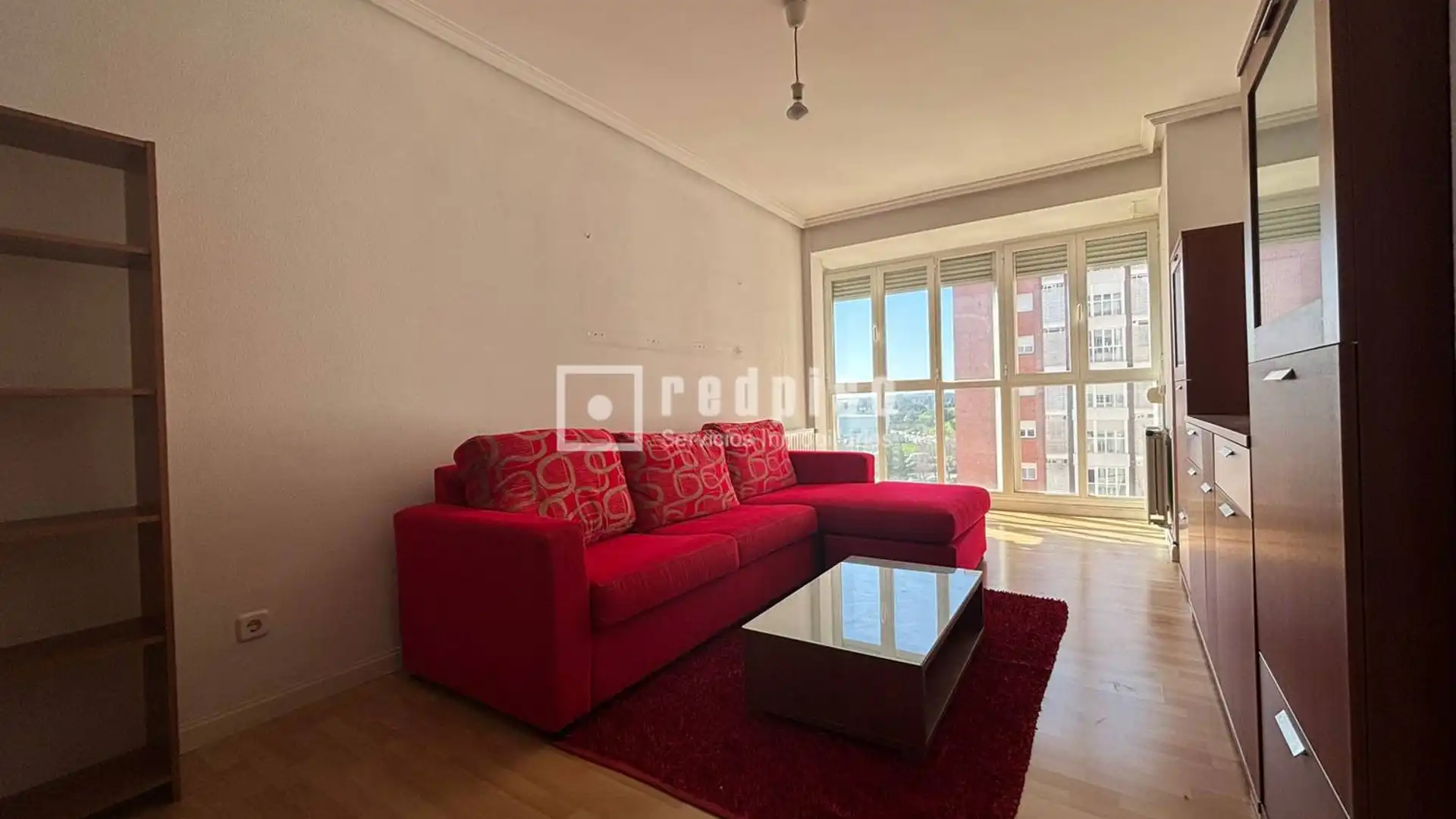 Living room of Flat for sale in  Madrid Capital  with Air Conditioner, Heating and Private garden