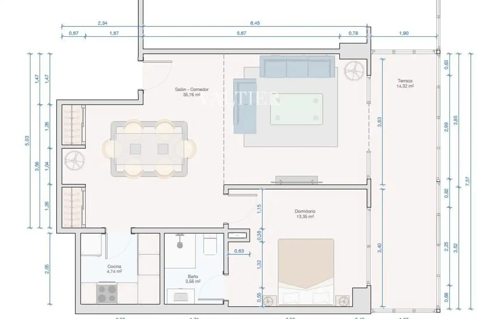 Wohnung zum Verkauf in Castelló, Castellana