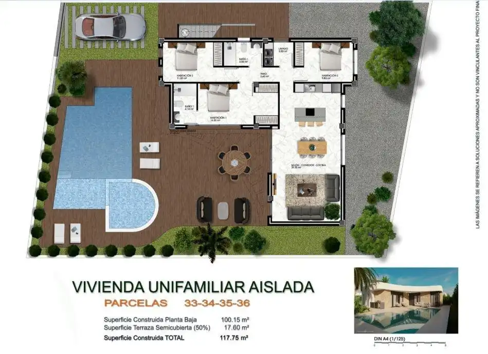 Chalet con piscina en venta en Los Montesinos, imagen 19