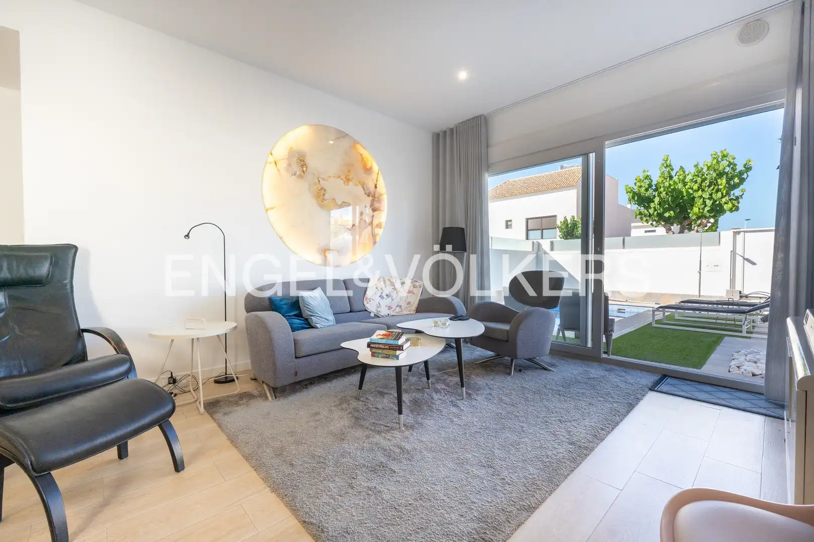Sala de estar de Casa o chalet en venta en San Pedro del Pinatar con Aire acondicionado, Calefacción y Jardín privado