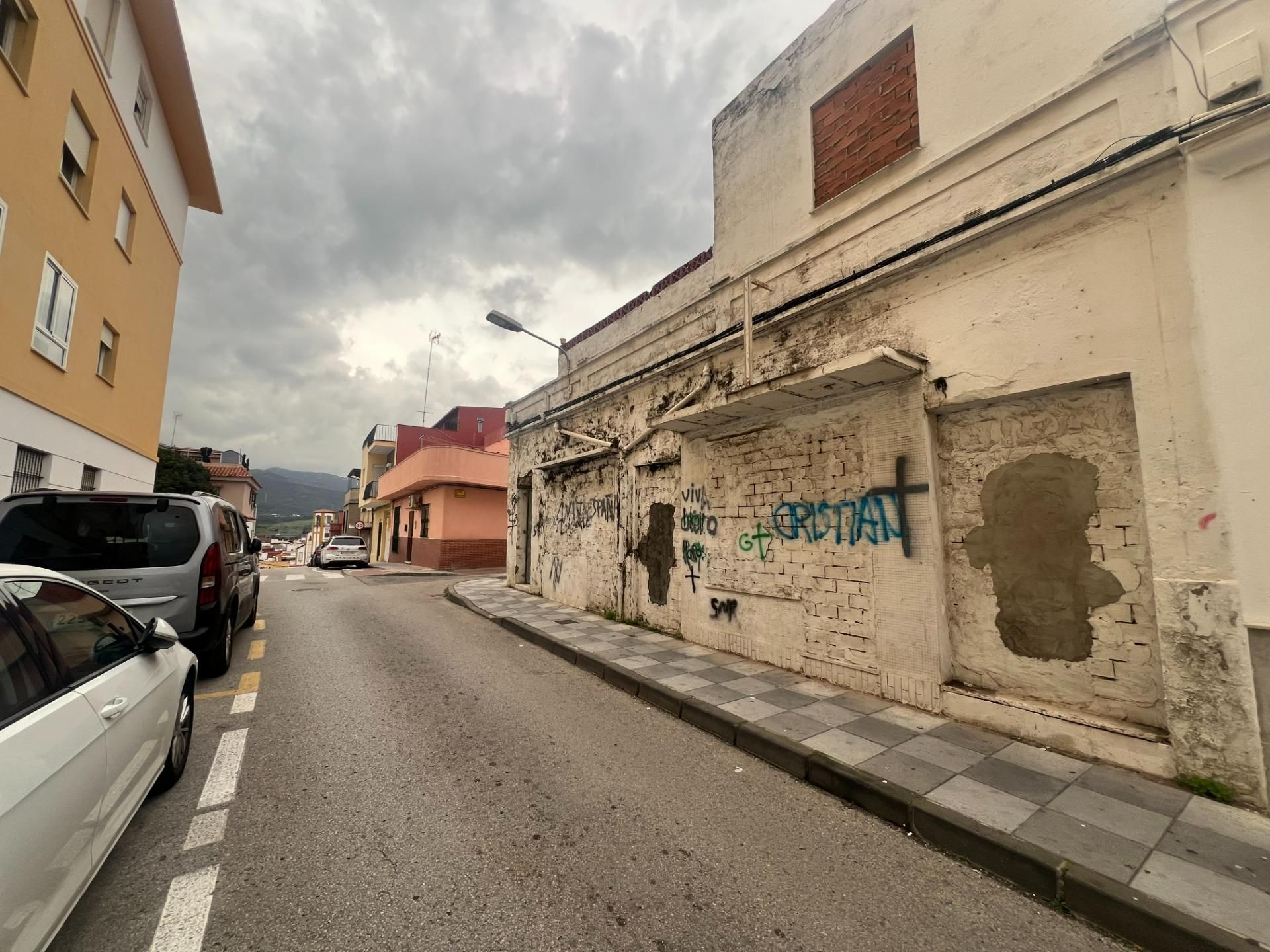 Exterior view of Single-family semi-detached for sale in Algeciras