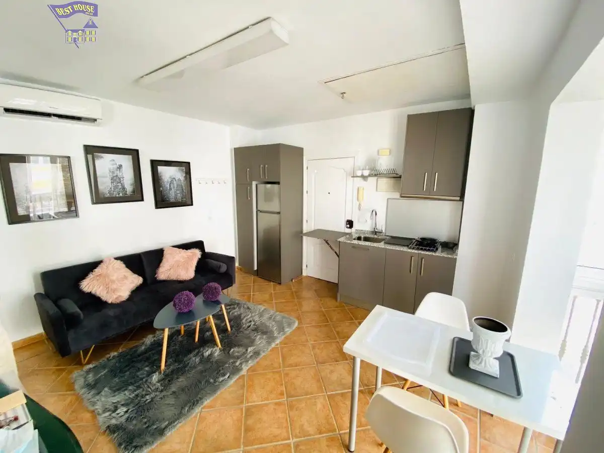 Cuina de Apartament de lloguer en Arcos de la Frontera amb Aire condicionat, Terrassa i Moblat