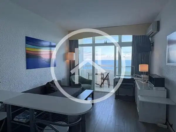 Living room of Flat for sale in Puerto de la Cruz  with Swimming Pool, Furnished and Balcony