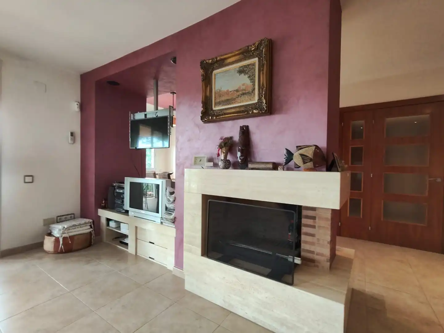 Sala d'estar de Casa o xalet en venda en Sabadell amb Aire condicionat, Calefacció i Jardí privat