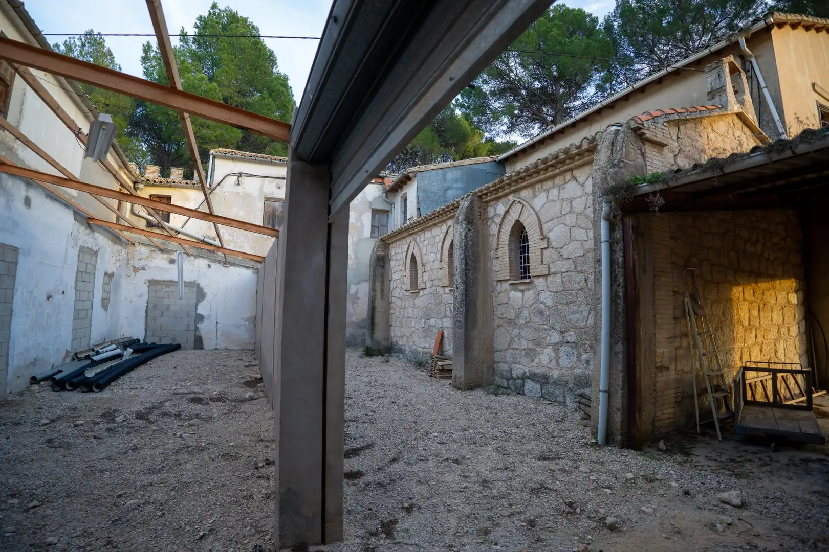 Vista exterior de Finca rústica en venta en Ibi con Jardín privado, Terraza y Piscina