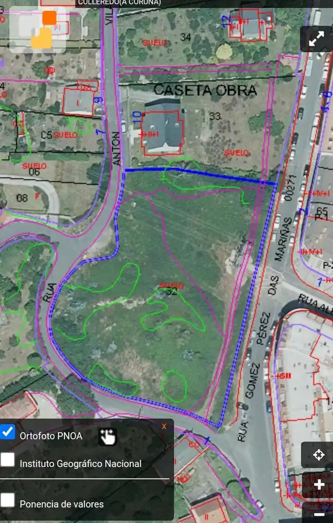 Terreno residencial en venta en Rúa Antón Vilar Ponte 24