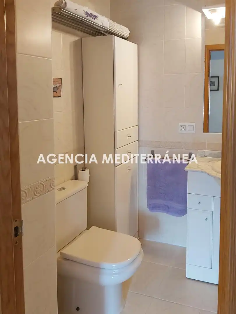 Bany de Àtic de lloguer en Burjassot amb Aire condicionat, Calefacció i Terrassa