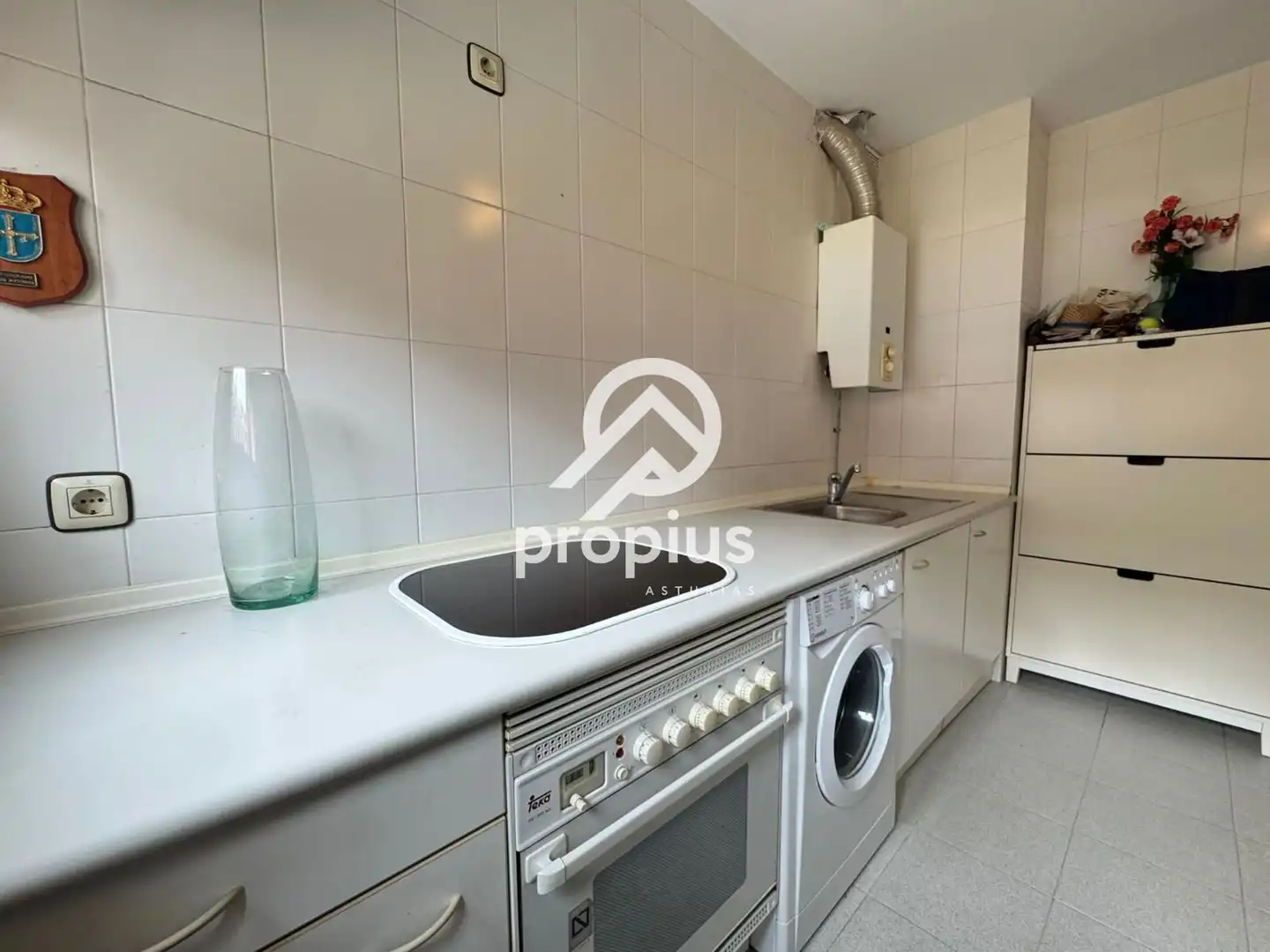 Küche von Maisonette zum Verkauf in Llanes mit Heizung und Möbliert