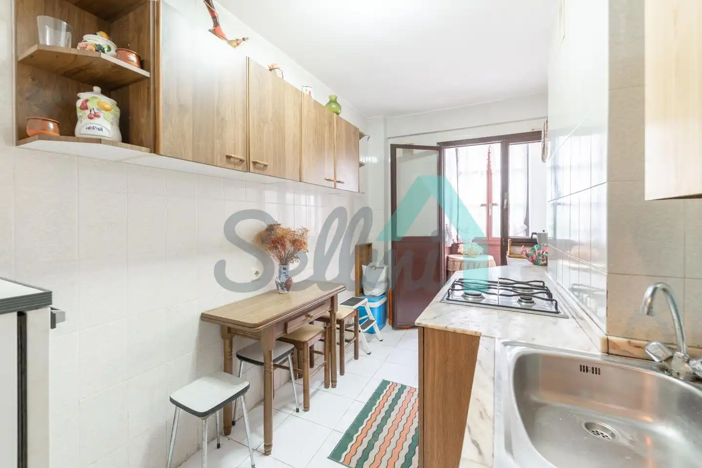 Kitchen of Flat for sale in Belmonte de Miranda  with Heating and Terrace