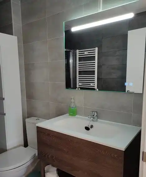 Baño de Planta baja de alquiler en Colmenar Viejo con Calefacción, Jardín privado y Terraza