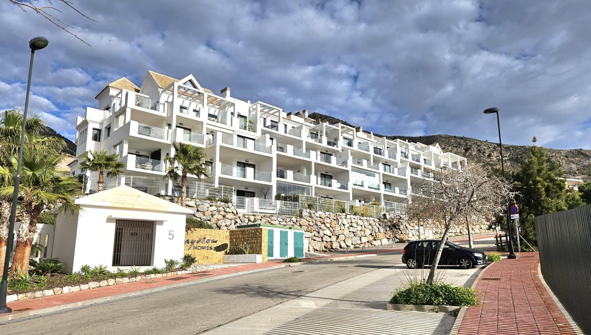 Exterior view of Flat for sale in Benalmádena  with Air Conditioner, Heating and Private garden