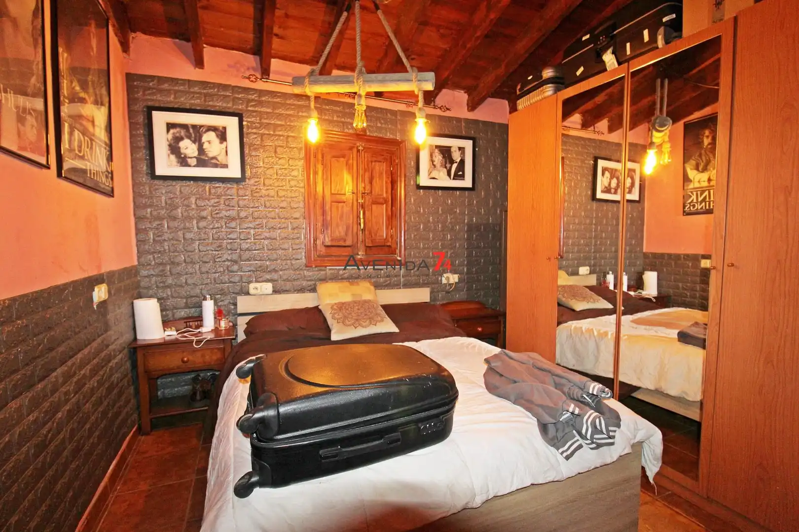 Schlafzimmer von Haus oder Chalet zum Verkauf in Lorca mit Klimaanlage, Heizung und Privatgarten
