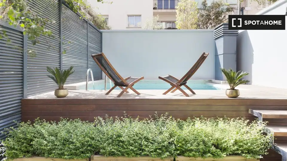Flat with terrace to rent in Sarrià - Sant Gervasi, imagen 12