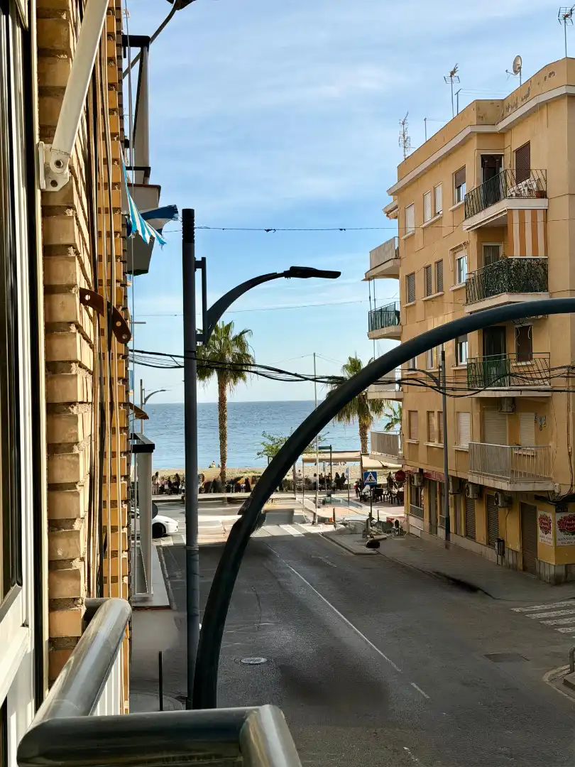 Außenansicht von Wohnung zur Miete in Águilas mit Klimaanlage, Möbliert und Balkon