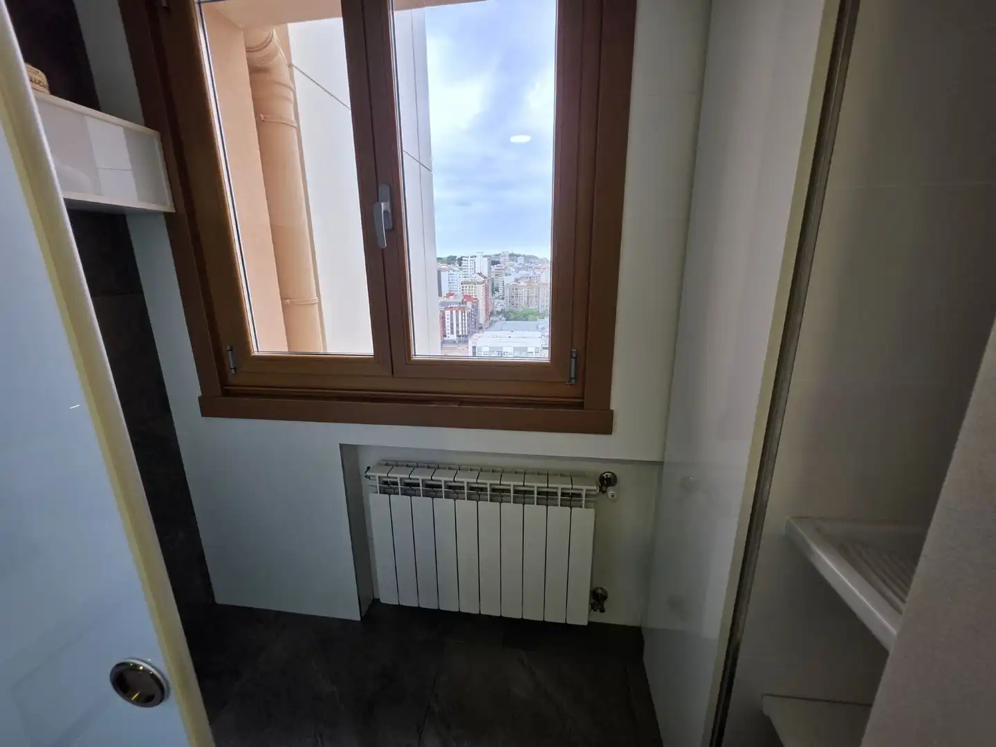 Balcony of Flat for rent in A Coruña Capital   with Heating and Furnished