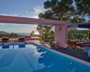 Piscina de Casa o xalet de lloguer en Sant Josep de sa Talaia amb Aire condicionat, Jardí privat i Terrassa