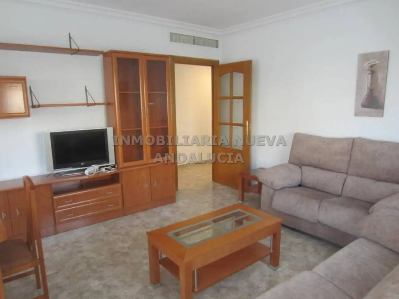 Sala de estar de Piso de alquiler en Almería con Amueblado