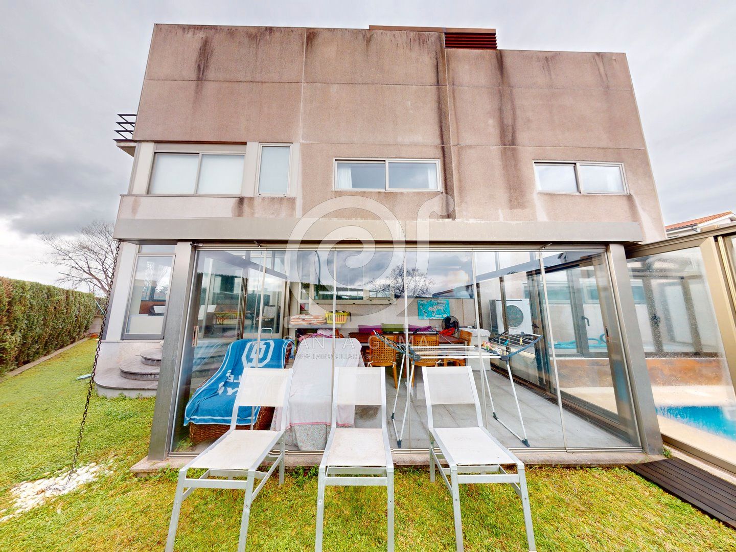 Terrace of House or chalet to rent in Oleiros  with Heating, Private garden and Storage room