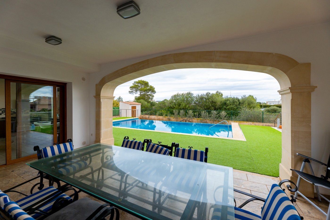 Piscina de Casa o xalet en venda en Campos amb Calefacció, Jardí privat i Terrassa