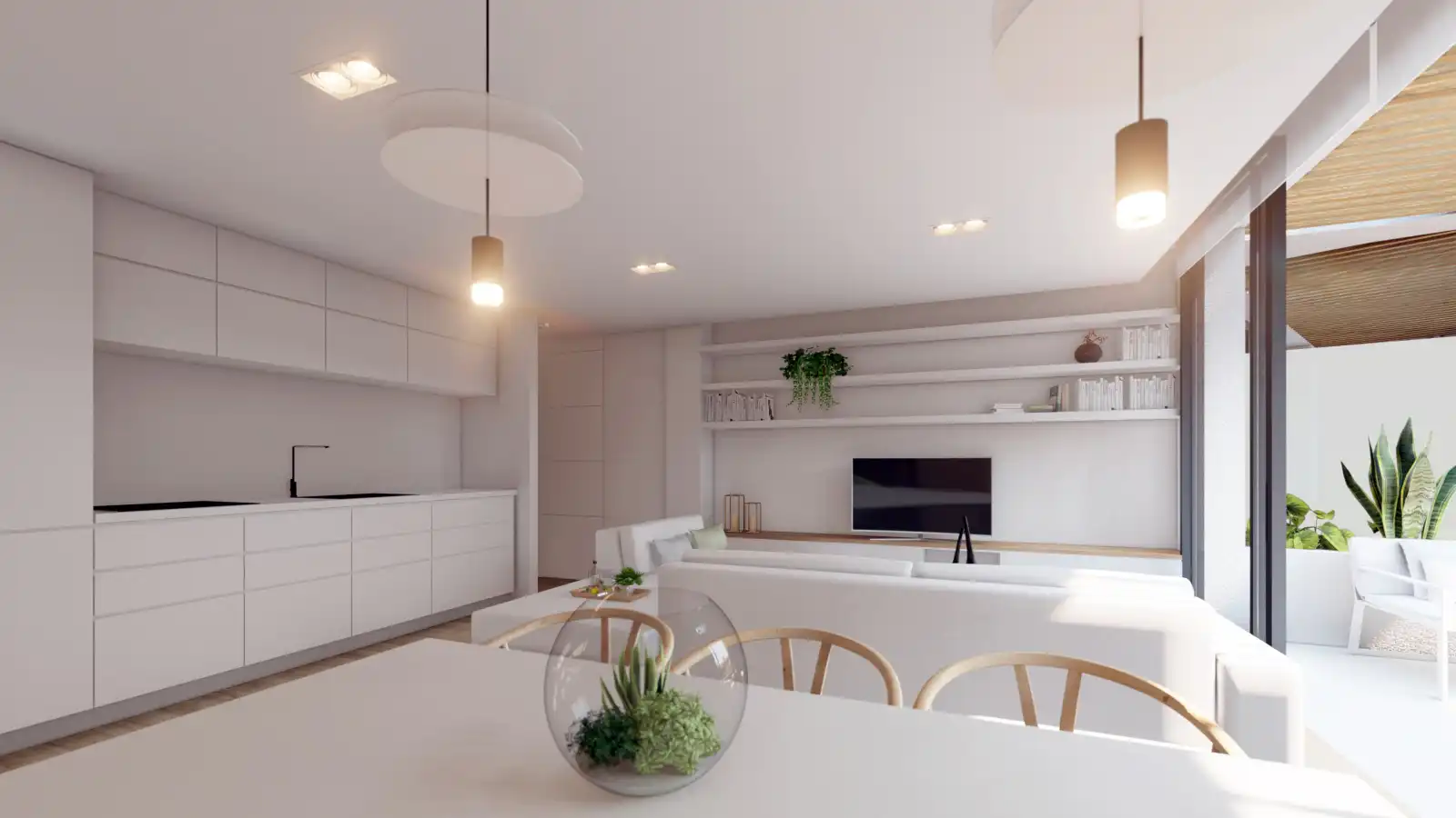 Cocina de Apartamento en venta en Cartagena con Aire acondicionado, Terraza y Balcón