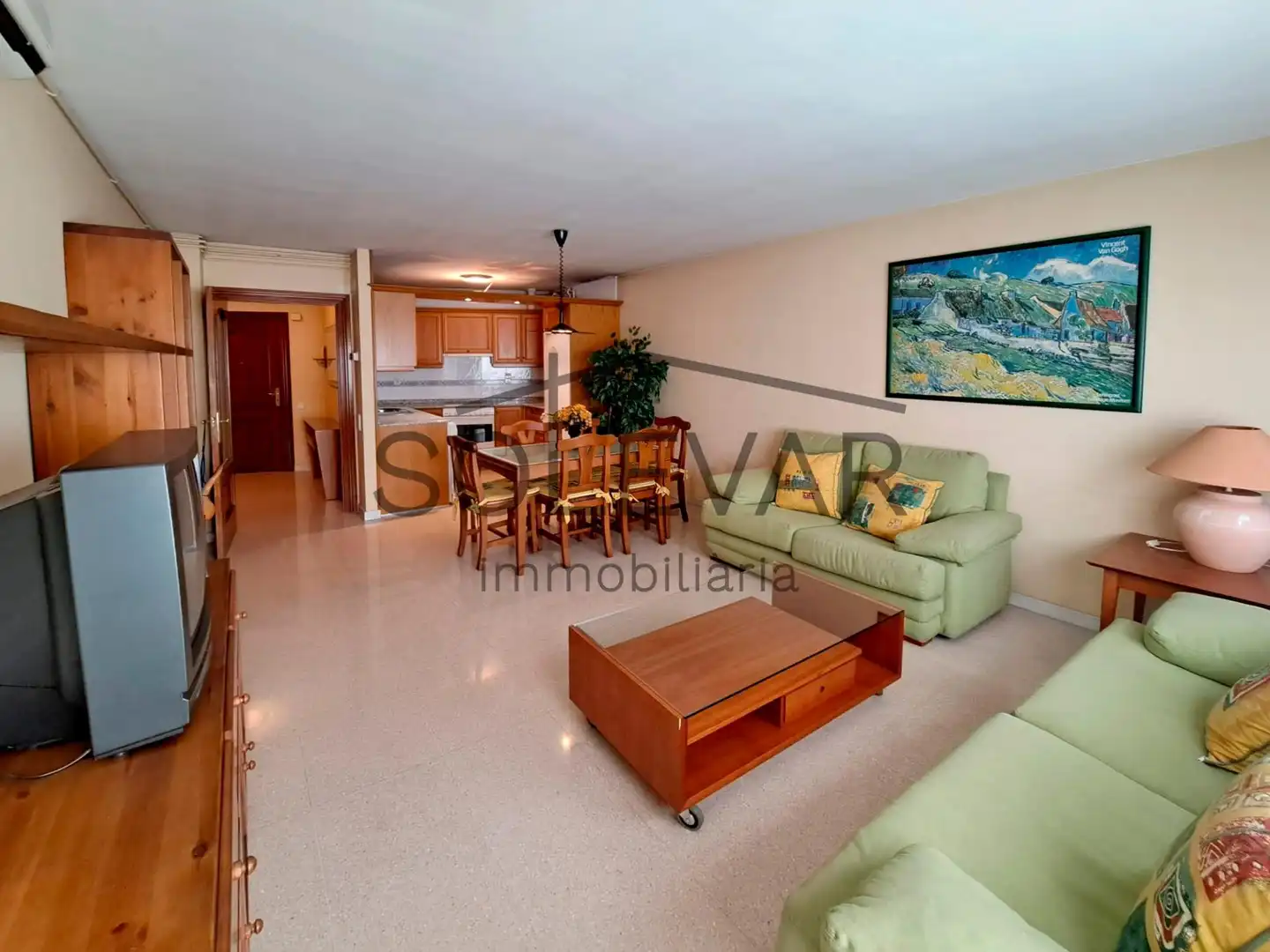 Living room of Flat for sale in Tremp  with Air Conditioner, Heating and Balcony