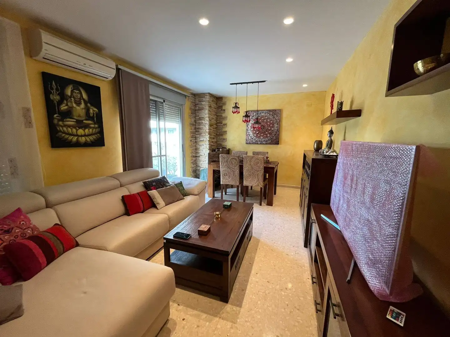Sala de estar de Piso en venta en Elche / Elx con Aire acondicionado, Calefacción y Terraza