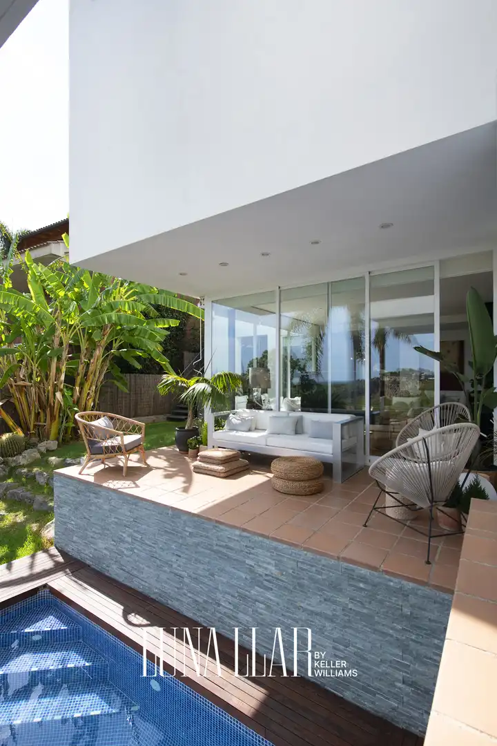 Terraza de Casa o chalet en venta en Castelldefels con Aire acondicionado, Calefacción y Parquet