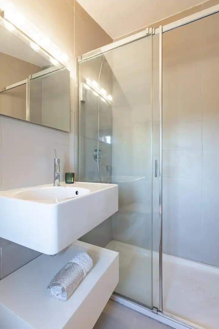 Baño de Casa adosada en venta en Enguera con Calefacción, Terraza y Trastero