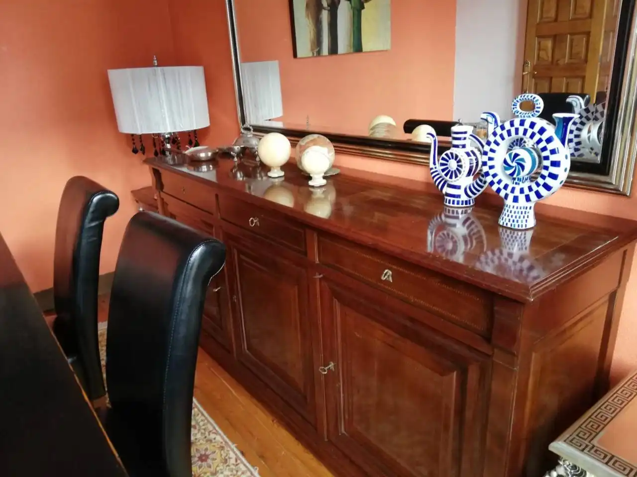 Comedor de Piso de alquiler en Vilagarcía de Arousa con Calefacción, Parquet y Amueblado