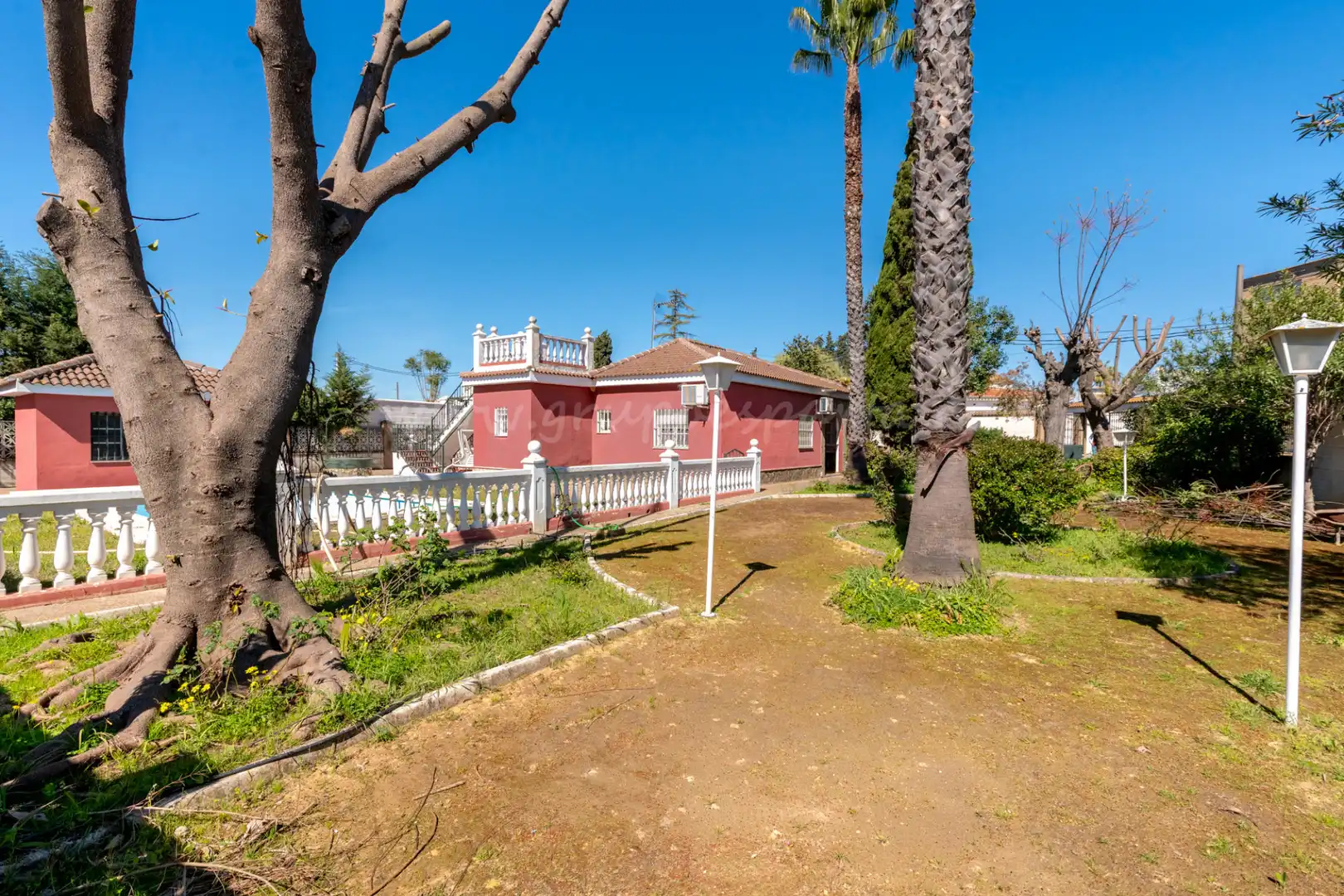 Vista exterior de Casa o chalet en venta en Villanueva del Ariscal con Aire acondicionado, Calefacción y Jardín privado
