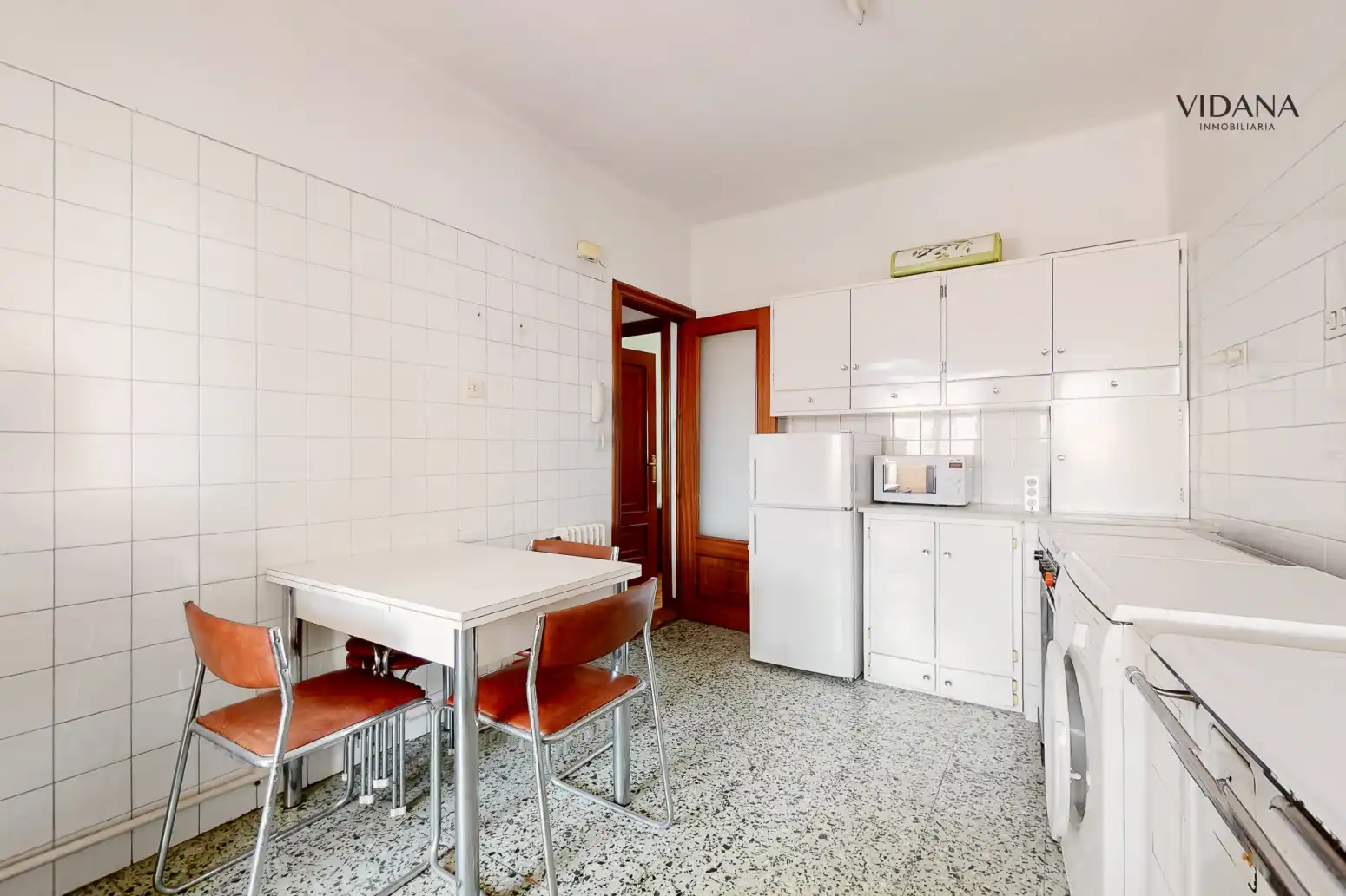 Cocina de Piso en venta en  Pamplona / Iruña con Calefacción, Parquet y Terraza