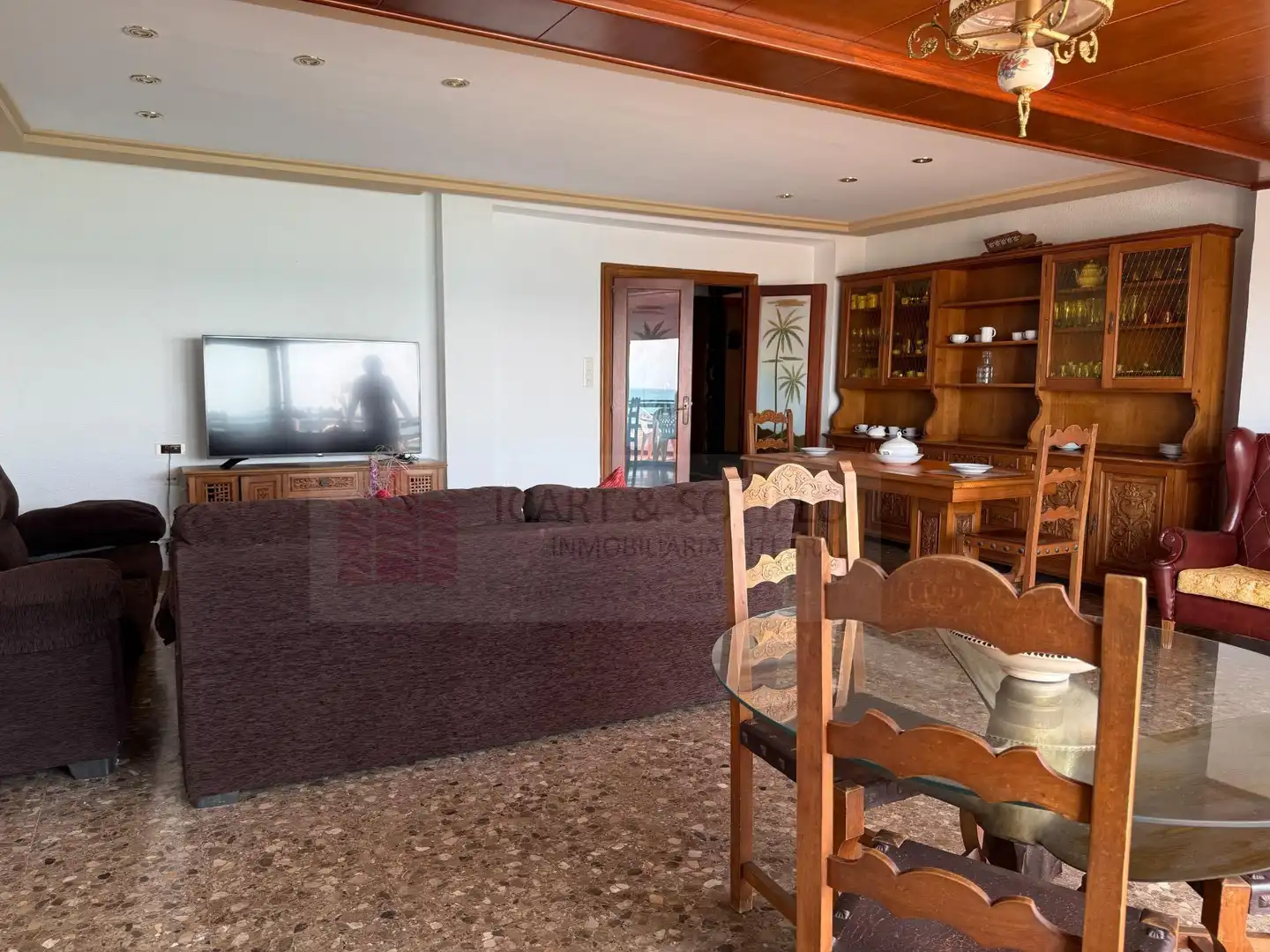 Living room of Flat for rent in Vinaròs  with Heating, Terrace and Furnished