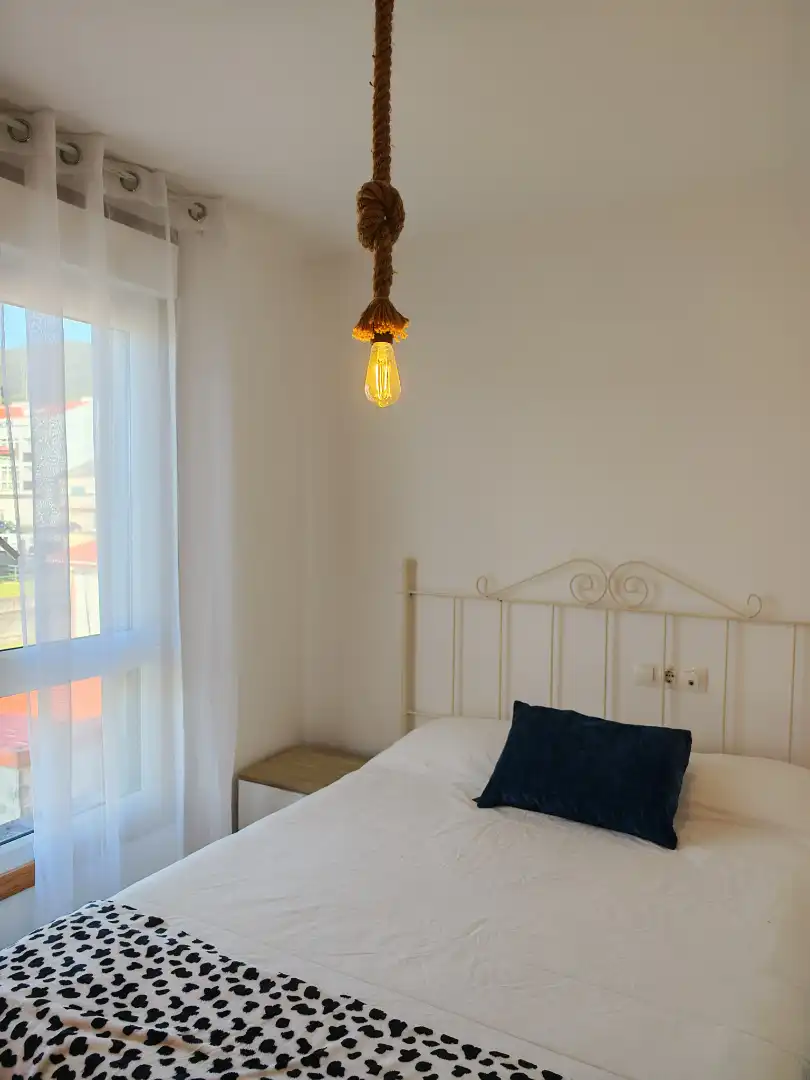 Bedroom of Apartments for rent in Fisterra  with Furnished, Oven and Washing machine