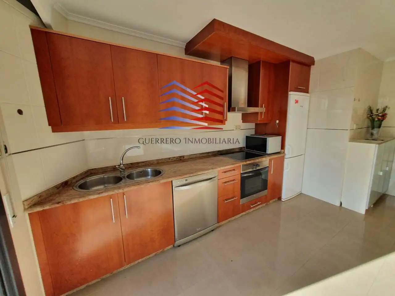 Küche von Wohnung zur Miete in Ourense Capital  mit Heizung, Parkett und Terrasse