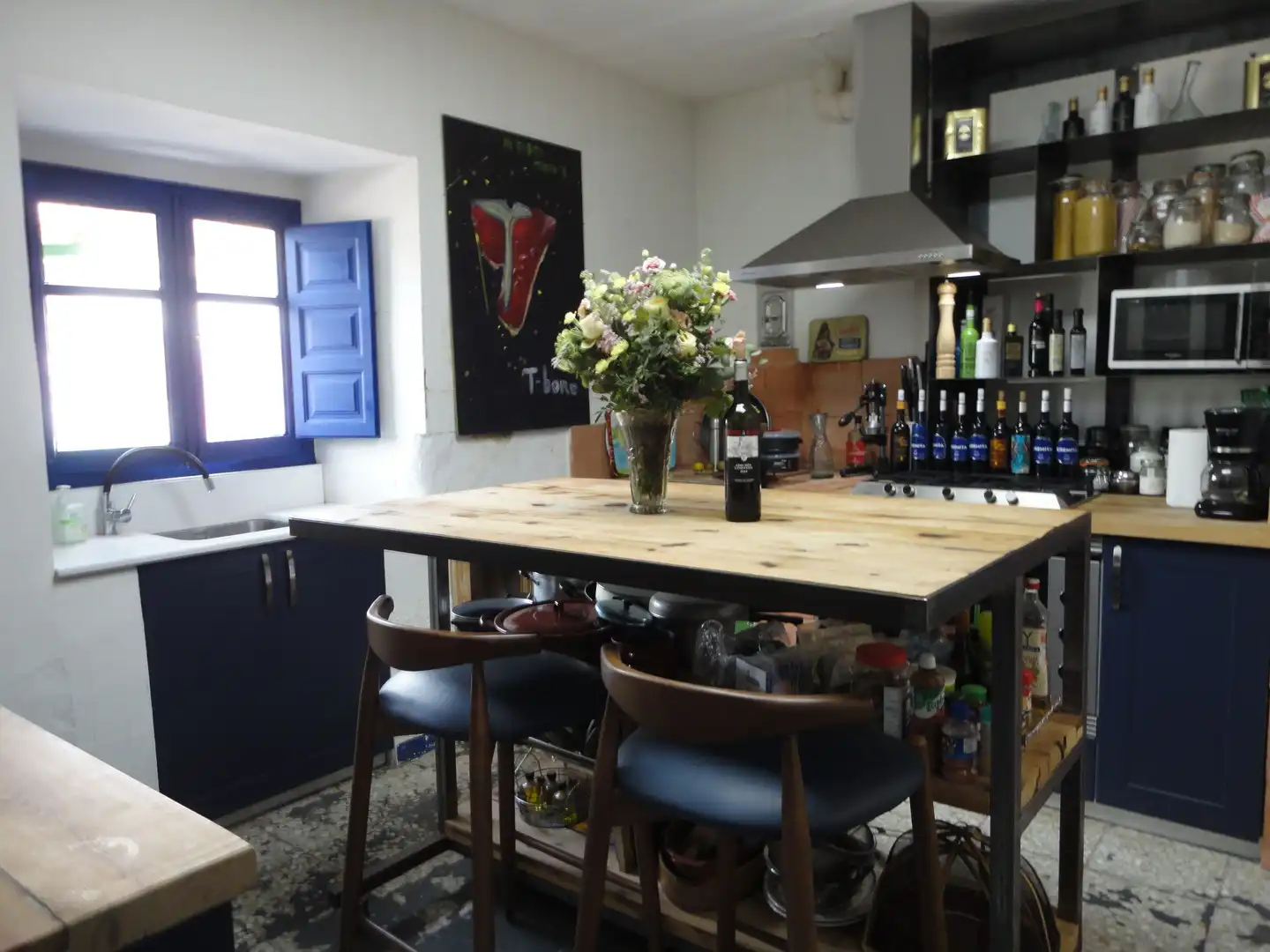Cuina de Finca rústica en venda en Rueda amb Calefacció, Terrassa i Traster