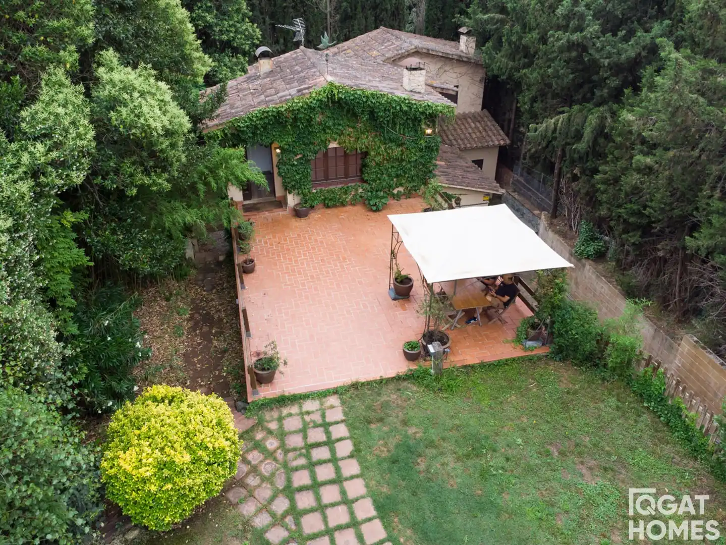 Jardín de Casa o chalet en venta en Sant Cugat del Vallès con Aire acondicionado, Calefacción y Terraza