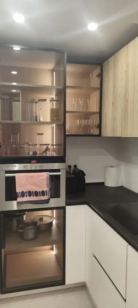 Cocina de Piso de alquiler en Castro-Urdiales con Calefacción, Terraza y Amueblado