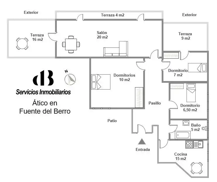 Ático con ascensor en venta en Alejandro González, imagen 39