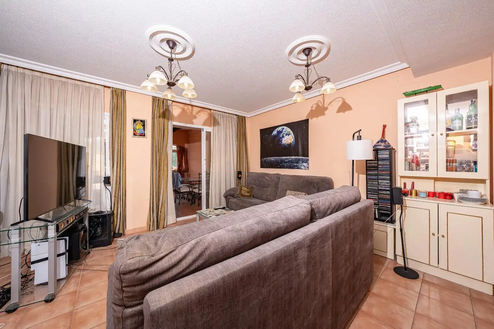 Living room of Detached homes for sale in La Nucia  with Air Conditioner, Heating and Private garden