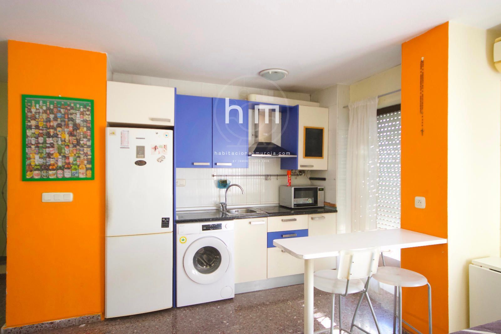 Kitchen of Flat to rent in  Murcia Capital  with Air Conditioner, Furnished and Oven