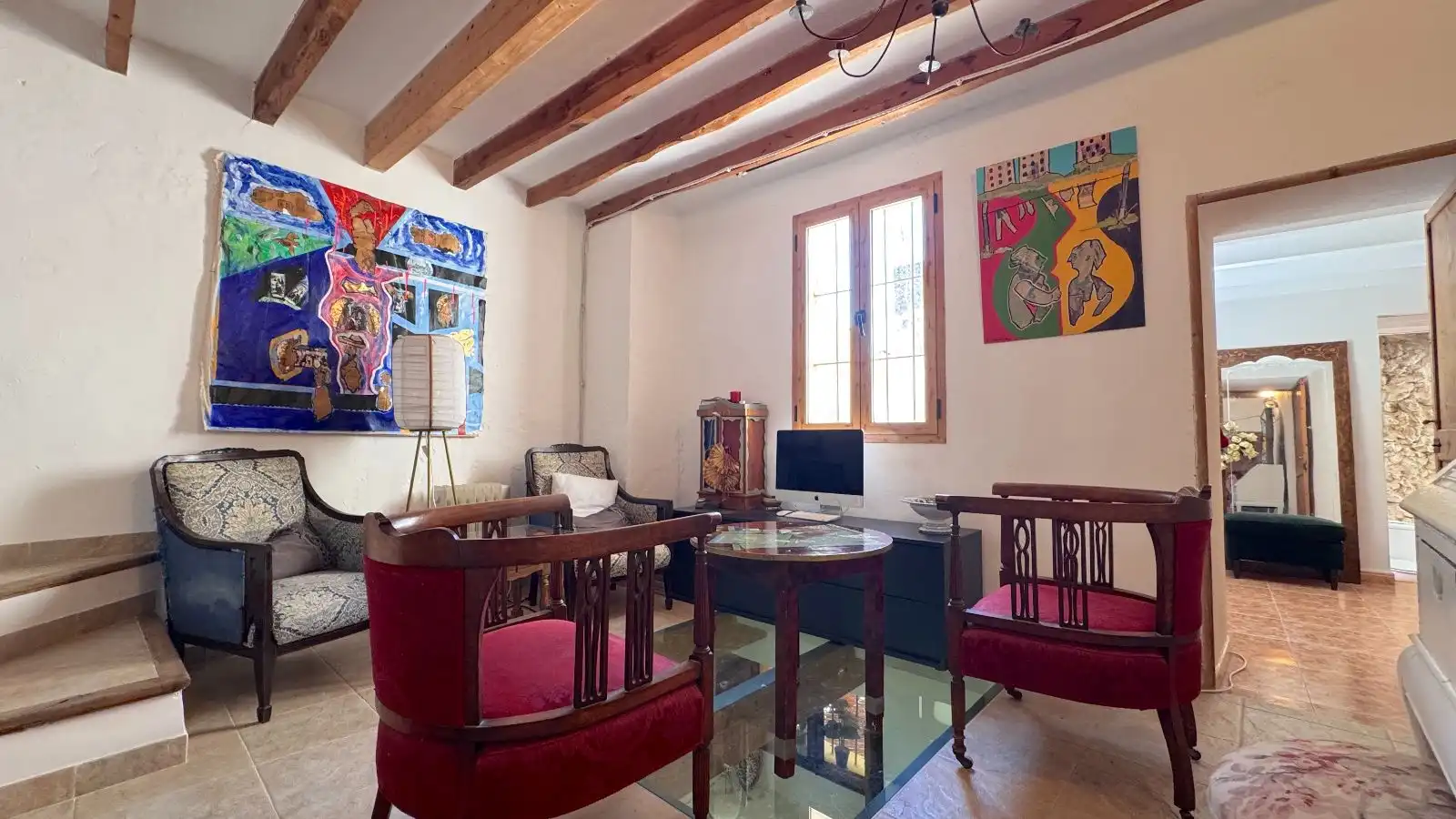 Living room of Detached homes for sale in Selva  with Air Conditioner, Heating and Terrace