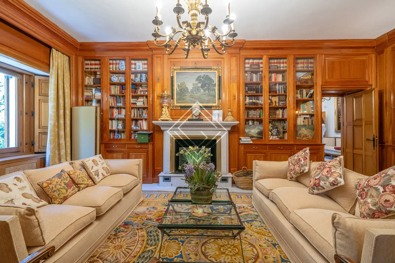 Sala de estar de Casa o chalet en venta en Madrid con Calefacción, Jardín privado y Terraza